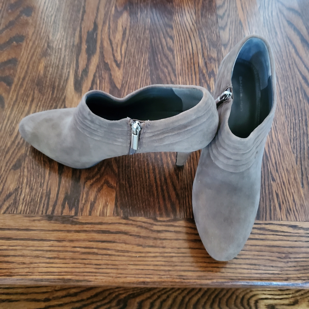 Bandolino Taupe Suede Boots - Picture 3 of 3